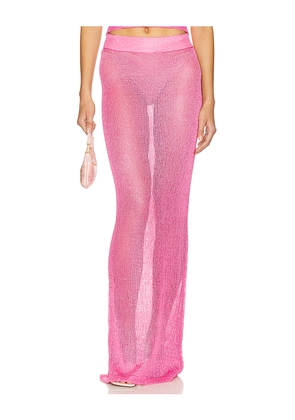 superdown Miranda Maxi Skirt in Pink. Size M. Also in L, S, XS.