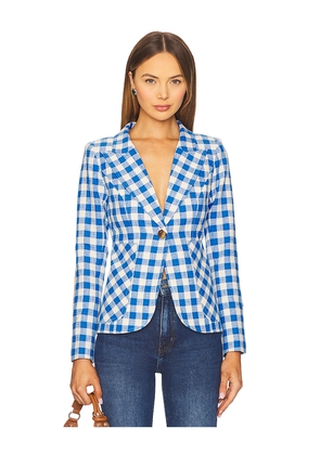 Smythe Patch Pocket Duchess Blazer in Blue. Size 10. Also in 0.