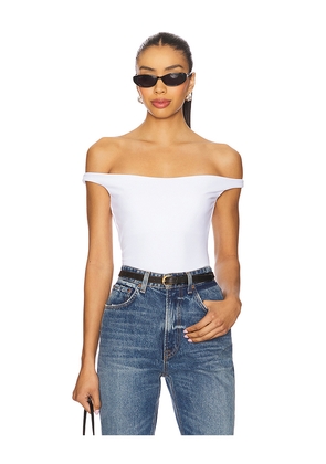 Susana Monaco Off Shoulder Top in White. Size M. Also in XS, XL.