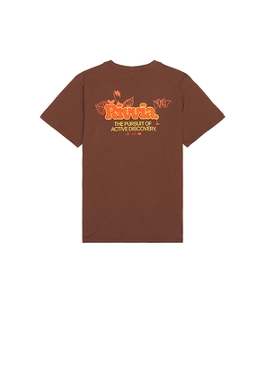 Rivvia Projects Floral Pursuit T-Shirt in Brown. Size M. Also in S, L.