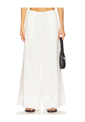 Saudade Shadow Pant in Ivory. Size M. Also in L, S, XS.