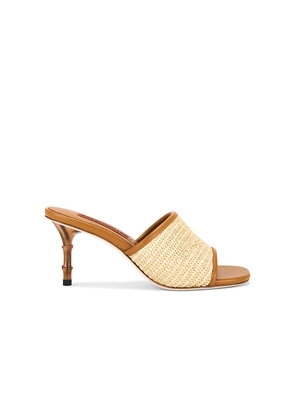 SIMONMILLER Playa Bamboo Heel in Tan. Size 37. Also in 36.