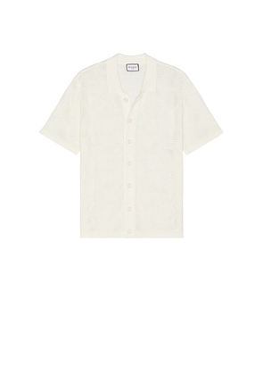 Runaway The Label Keneth Shirt in White. Size M. Also in S, L.