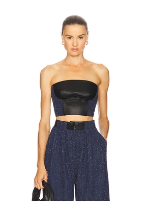 Sabina Musayev Bree Top in Black. Size S. Also in XS, XL.