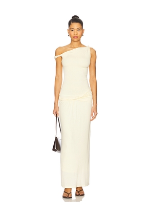 superdown Devin Maxi Dress in Cream. Size M. Also in XS, S.