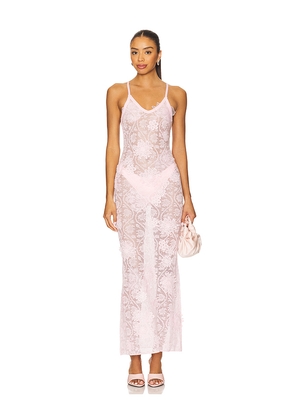 SNDYS Vesper Maxi Dress in Blush. Size M. Also in L.