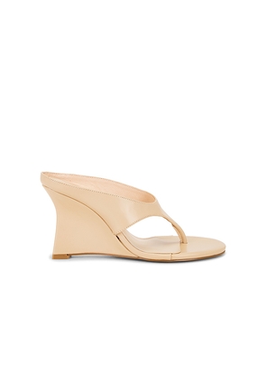 RAYE x Yhasmina Ferrara Jenna Wedge in Nude. Size 6.5. Also in 7, 7.5, 8, 8.5, 9.5.