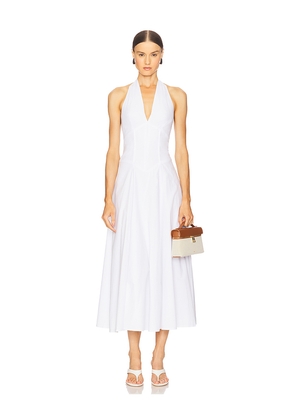 SNDYS Talassa Maxi Dress in White. Size M. Also in XXS, XS, S, L, XL.