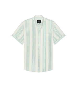 Rails Carson Collared Shirt in Cream,Baby Blue. Size M. Also in L, S, XL/1X.