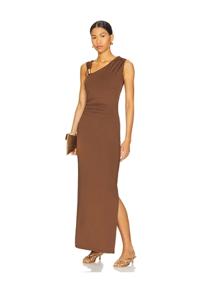 SNDYS x REVOLVE Baylee Maxi Dress in Brown. Size M. Also in L, S, XL, XS, XXS.