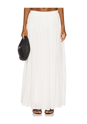 Tularosa Noor Maxi Skirt in White. Size M. Also in L, S, XL, XS, XXS.