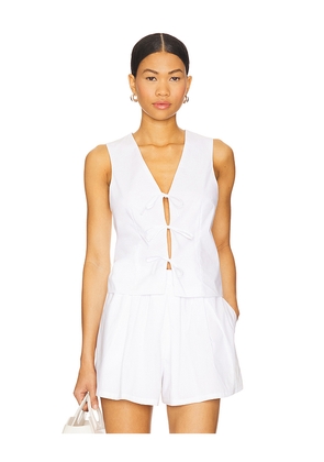 Steve Madden Aliza Top in White. Size M. Also in L, S, XL, XS.