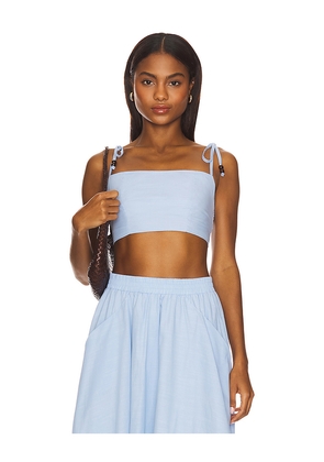 PEIXOTO Esti Top in Baby Blue. Size M. Also in L, S, XL.