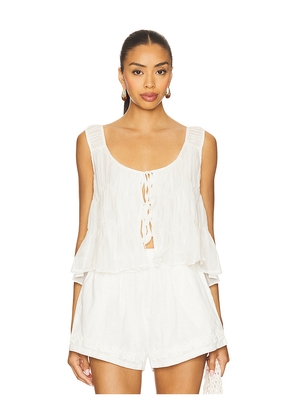 Tularosa Giselle Top in Ivory. Size S. Also in M, L, XL.