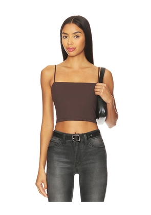 Susana Monaco Essential String Top in Brown. Size M. Also in S.