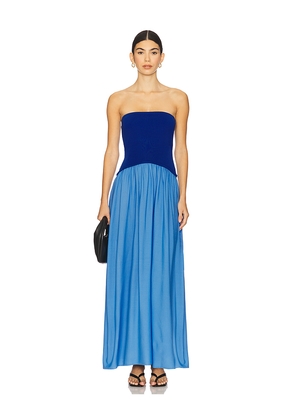 Solid & Striped Strapless Soglio Dress in Navy. Size M. Also in L, XL.