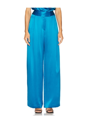 The Sei Relaxed Trouser in Blue. Size 4. Also in 10, 2, 6.
