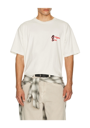 Remington Stone Bowling Tee in Ivory. Size M. Also in L, XL/1X.