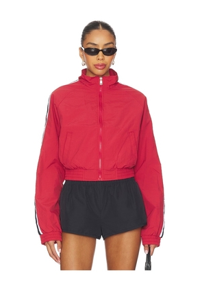 superdown Cait Windbreaker Jacket in Red. Size L. Also in XS, S, XXS, M, XL.