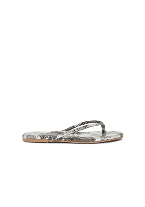 Solei Sea Vivie Sandal in Metallic Silver. Size 7. Also in 10, 8.