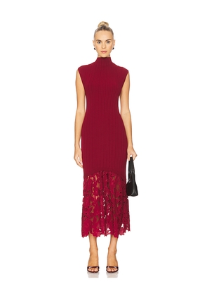 SAYLOR Dimitra Dress in Wine. Size M. Also in L, S, XS.