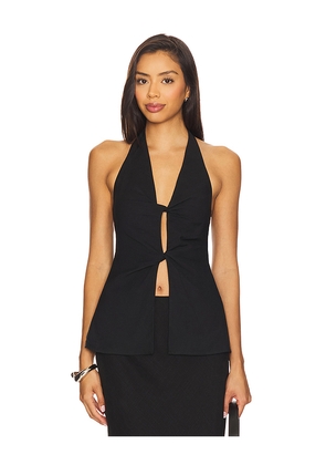 SEVEN WONDERS Robyn Top in Black. Size M. Also in XS, S, L, XL.