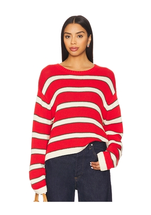 Stitches & Stripes Trinity Pullover in Red. Size S. Also in M.