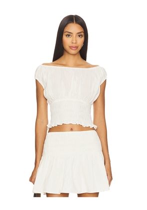 Tularosa Mila Top in Cream. Size M. Also in XS, L, XL.