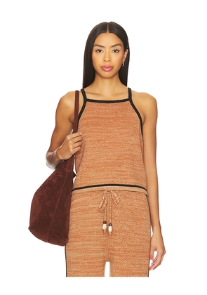 Sancia Cia Knit Top in Brown. Size M. Also in S, XS.