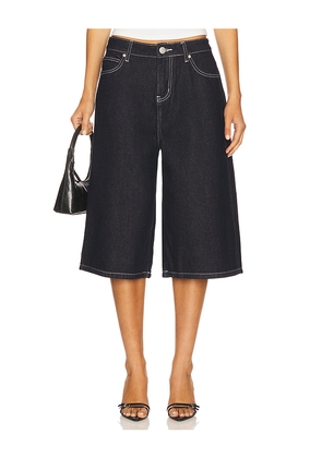 superdown Finley Oversized Short in Blue. Size XS. Also in XXS, S.