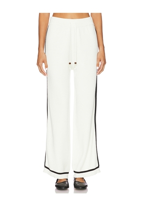 Sancia Tommy Knit Pant in Cream. Size M. Also in S, XS, XL.