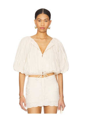 Tularosa Giana Top in Cream. Size M. Also in XS, S.