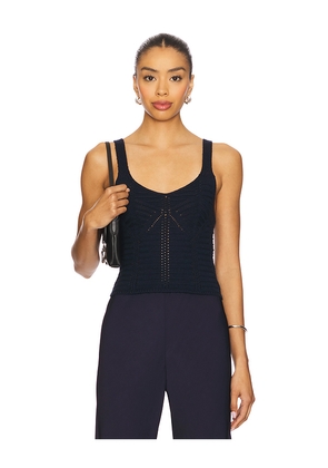 SABLYN Thea Tank Top in Navy. Size S. Also in M.