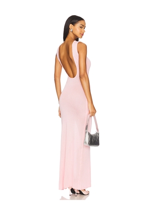 Runaway The Label Adriana Maxi Dress in Pink. Size M. Also in S, L, XL.