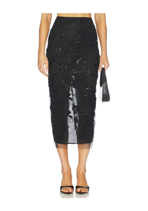 SAU LEE Skye Skirt in Black. Size 2. Also in 6, 8.