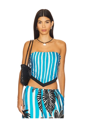 SEVEN WONDERS Tropez Top in Blue. Size M. Also in XS, S, L.