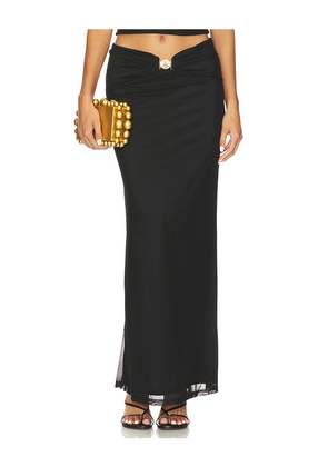 Runaway The Label - Rikki Maxi Skirt in Black. Size M. Also in L, S, XL, XS.