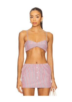 SNDYS x REVOLVE Estelle Bralette in Red. Size M. Also in XXS, XS, S, L, XL, XXL.