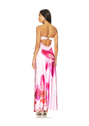 Runaway The Label Celeste Maxi Dress in Pink. Size L. Also in XS.