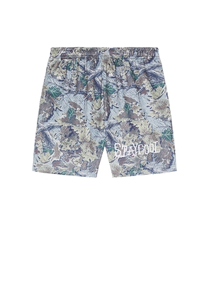 Stay Cool Tribal Camo Shorts in Brown. Size M. Also in S, L, XL/1X.