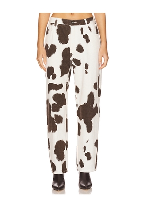 SNDYS Becks Cowhide Jean in White. Size M. Also in XXS, XS, S, L.