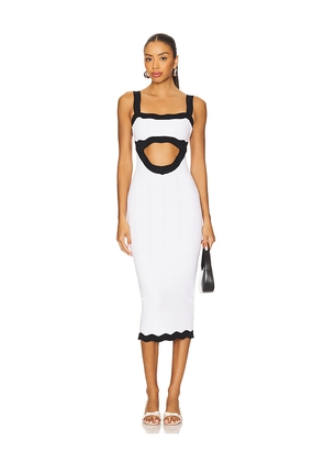 retrofete Wynra Knit Dress in White. Size M. Also in XS, S, L, XL.