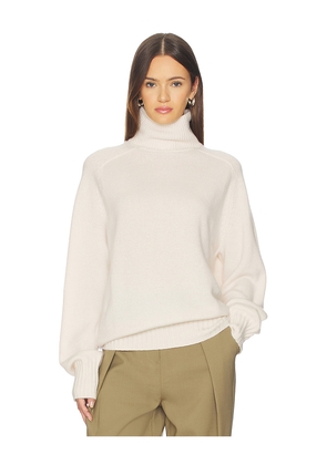 SRG Fayy Cashmere Turtleneck Sweater in Cream. Size S. Also in XS, M.
