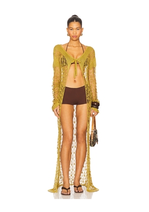 TG Botanical Pauline Cardigan in Yellow. Size M. Also in L, S.