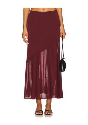 Steve Madden Aneira Skirt in Wine. Size S. Also in L, XS.