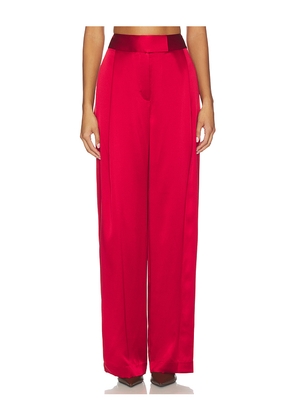 The Sei Relaxed Trouser in Red. Size 10. Also in 0, 2, 8.