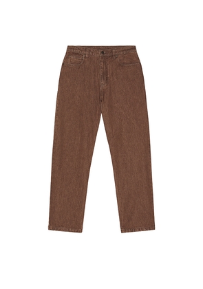 Rhythm Essential Jean in Brown. Size 34. Also in 32.
