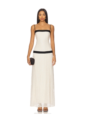 Tularosa Priscilla Maxi Dress in Cream. Size S. Also in M, XL, XS.