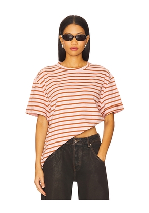 RAT BOI Boifriend T-shirt in Pink. Size M. Also in L.