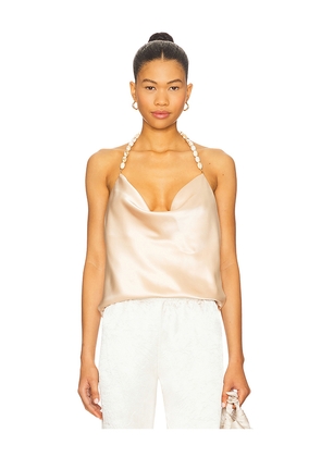 retrofete Alba Tank in Beige. Size M. Also in S, L.